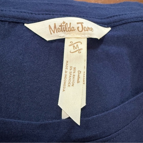 Matilda Jane Blue Long Sleeve Relaxed Blouse - Picture 8 of 9